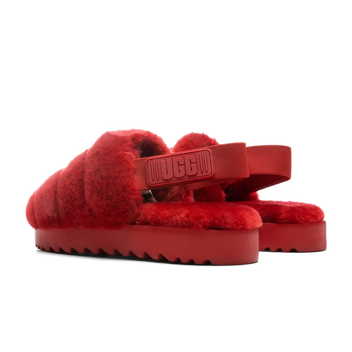 New Women's Shoes UGG Brand 1121751 Soft Super Fluff Slippers Logo