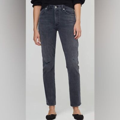 NWT! Citizens of Humanity Skyla Mid Rise Cigarette Jeans in Covert 28