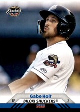 2022 Biloxi Shuckers Choice #17 Gabe Holt Warner Robins Georgia GA Baseball Card