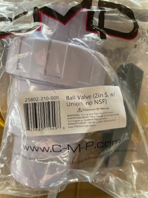 CMP 25802-210-000 Ball Valve Single Union 2-In - BUY MORE & SAVE!!!