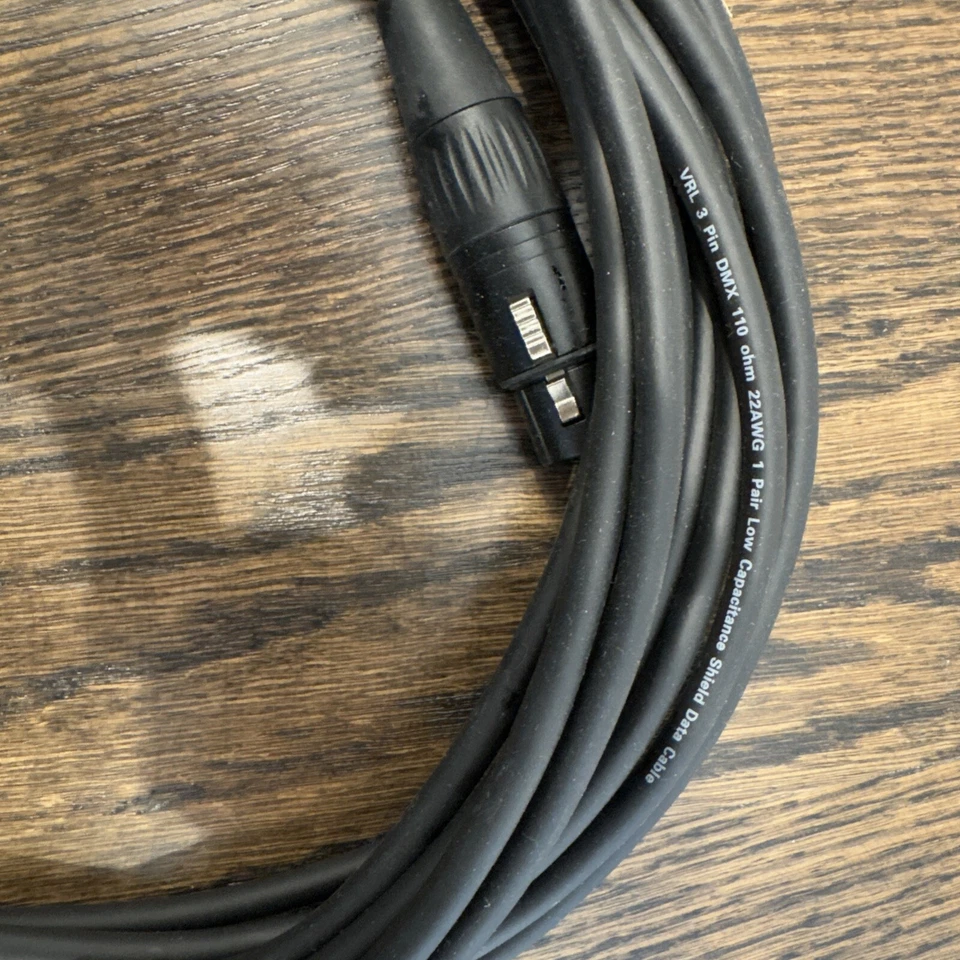 VRL 3 Pin DMX 100 Ohm 22AWG Data Cable - Image 3 of 4