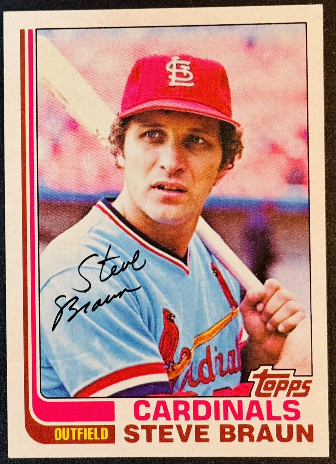 Steve Braun 1982 Topps 316 St Louis Cardinals Baseball Card eBay