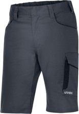 Uvex Work Trousers, Bermuda Shorts SuXXeed Industry Grey, Charcoal