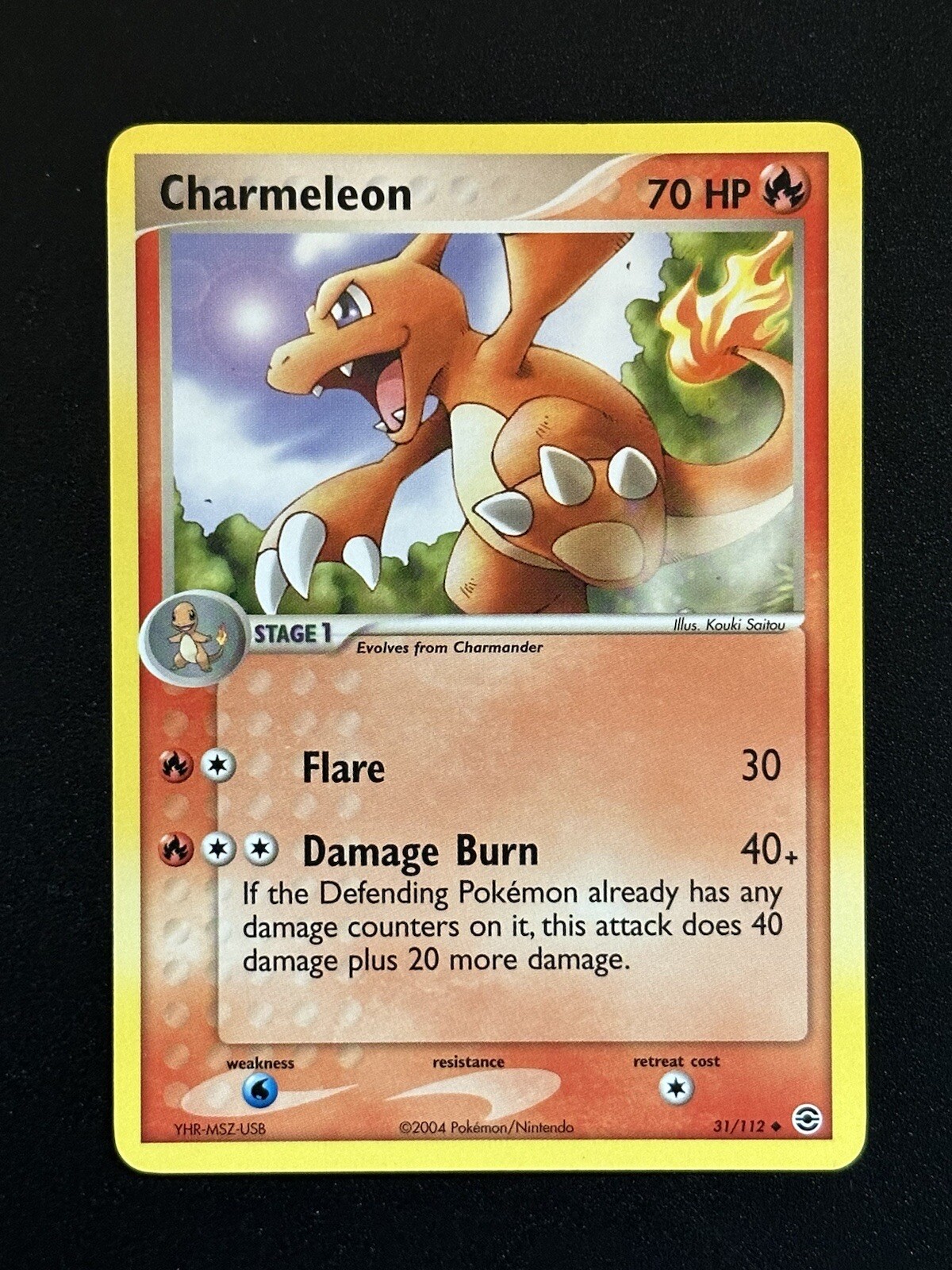 Charmeleon 31/112 Pokémon FireRed & LeafGreen NM-