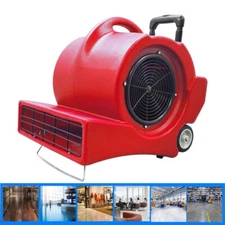 5650CFM Air Mover Carpet Dryer Floor Wall Fan Blower Cleaning Cooling 3 Speed