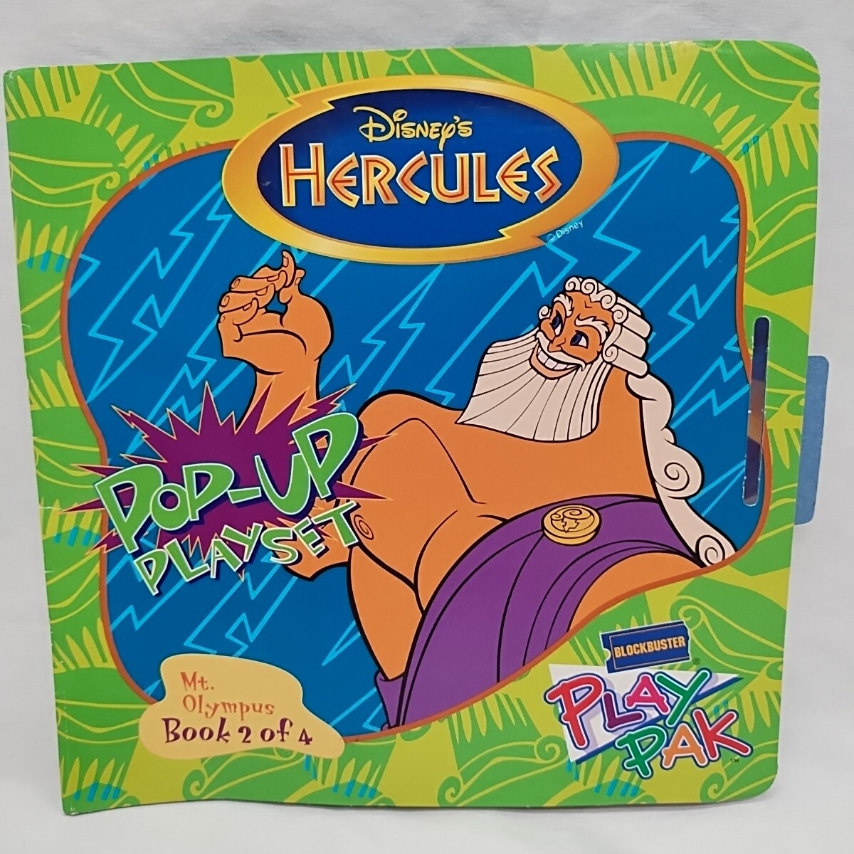 Disneys Hercules Blockbuster Play Pak Pop-Up Playset Mt. Olympus