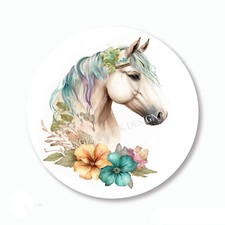 STUNNING BOHO STALLION ENVELOPE SEALS HORSE STICKERS LABELS PARTY FAVORS