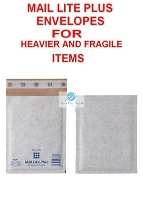 200 C0 weiße 150x210 mm Mail Lite Plus Luftpolsterumschläge für schwer zerbrechliche Artikel