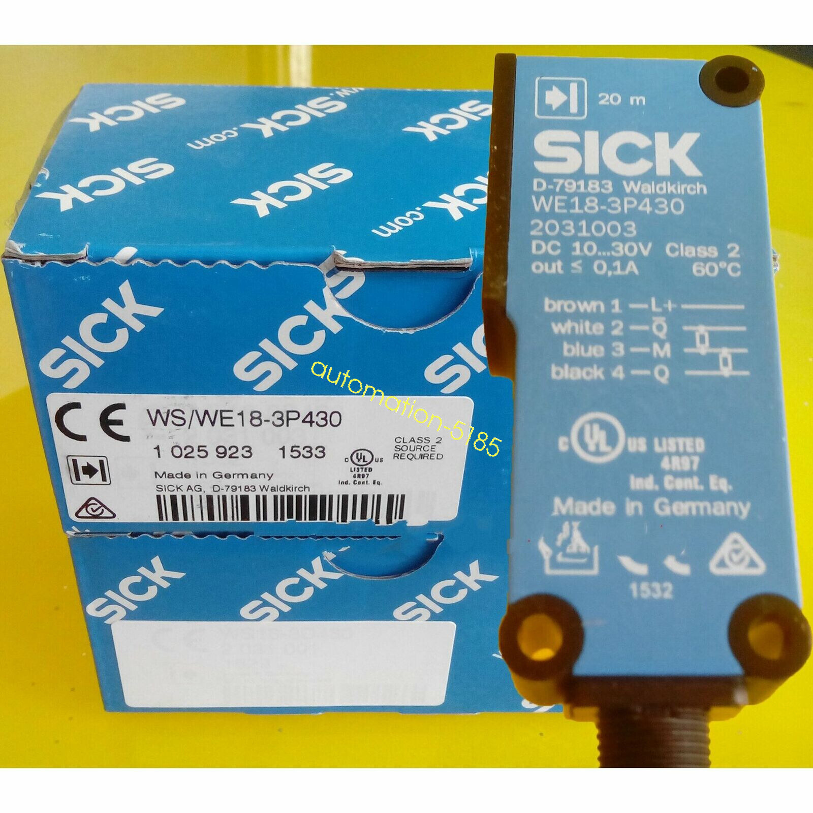 One New Photoelectric switch sensor WS/WE18-3P430 fedex or DHL #A6-37