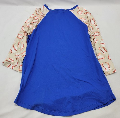 Sunshine and Rodeos Women's Blue Top Baseball 3/4 Sleeve T Shirt Size Medium - Picture 10 of 11
