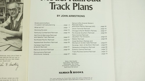 Libro manuale 18 modelli su misura piani binari ferroviari di J. Armstrong Z31 - Foto 2 di 8