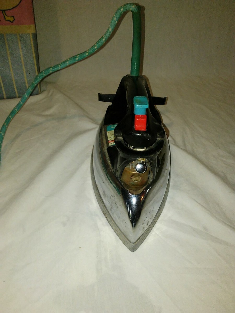 Vintage GE Self Cleaning Spray Steam and Dry Iron Goose Ironing