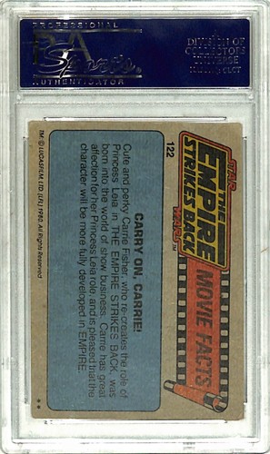 1980 Topps Star Wars JAMES EARL JONES Signed DARTH VADER Card PSA/DNA Slabbed - Picture 3 of 3