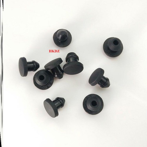 Black Snap-On Hole Plugs Silicone Rubber Blanking Seal Bung Insert Tube Pipe Cap - Picture 6 of 8