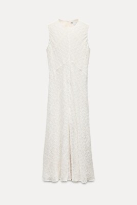 NWT_ZARA FW24 WOMAN EMBROIDERED DRESS ZW COLLECTION White | 8584