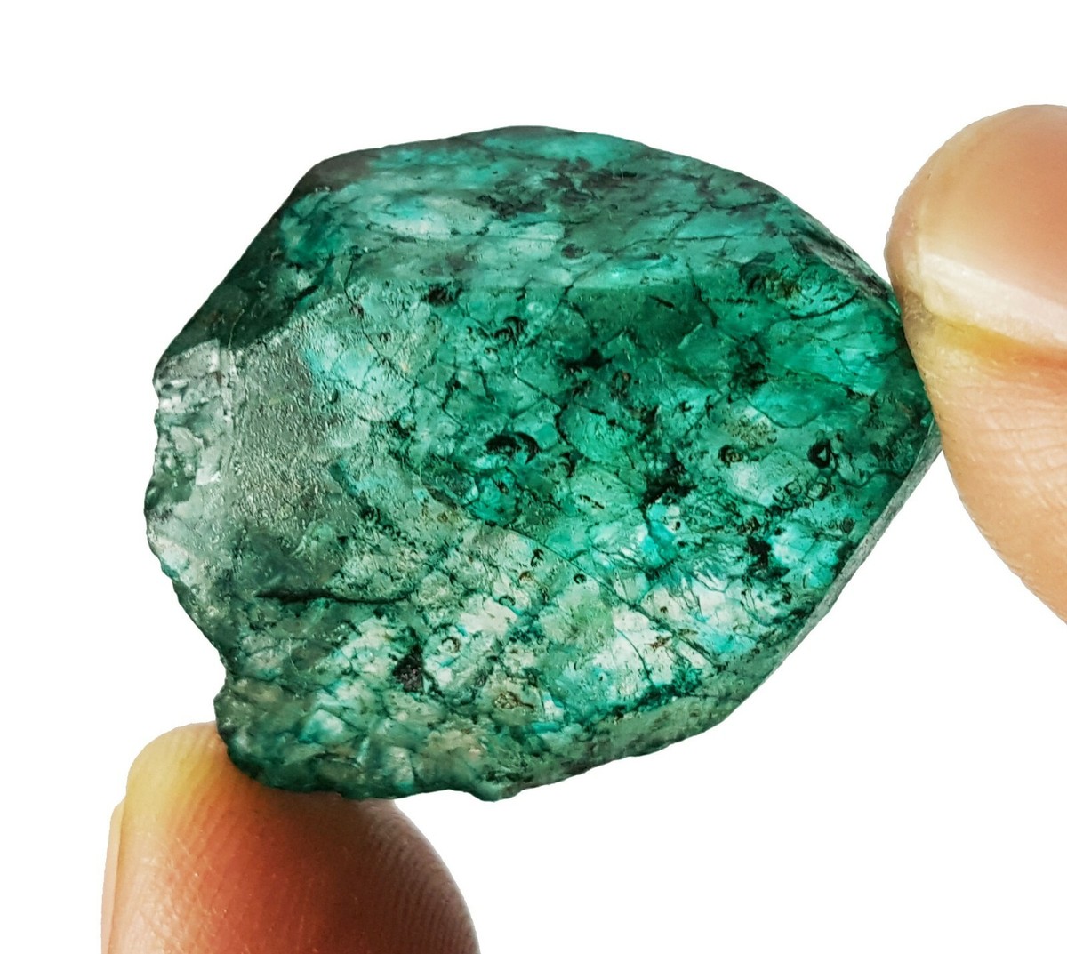 Émeraude Verte Naturelle 6,92 Carats Certifiée GIL - Pierre Précieuse Taillée Carrée, Origine Colombie