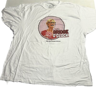 It's Bridge O'Clock Your Mom's House Podcast White T-Shirt Men's 3XL Tom Segura