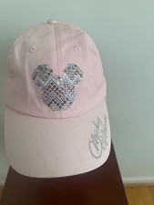 Disney Parks Mickey Mouse Pink Rhinestone Adult Hat