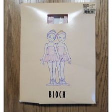 BLOCH Size CHS Footless Tights Baby Pink Style T00940G VGUC
