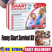 Funny Shart Survival Kit - Poop Prank Gift Set with Wipes & Underwear USHOT🔥