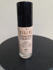 Milani Conceal Perfect 2-in-1 Foundation 00B Light Clair 1oz Medium To Full Covg