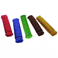3/8 In. X 50 Ft. Diamond Braided Polypropylene Rope 1 Color per Each Order 