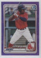 2020 Bowman Draft Chrome Purple Refractor 107/250 Gilberto Jimenez #BD-137 s7f