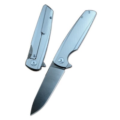 Y-START Folding Knife M390 Blade TC4 Titanium Handle for Outdoor Gift LK2007