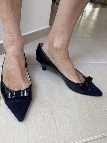 Women Peter Kaiser Heels Navy Suede 37.5
