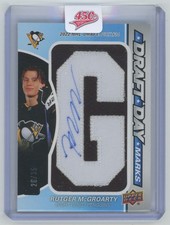 2025-26 Upper Deck SP Game Used Draft Day Marks Rutger McGroarty 26/35