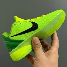 429913-300 Zoom Kobe 6 Grinch Green Kids Youth 