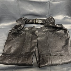 Women’s - Harley Davidson - Black Leather Chaps - Size L