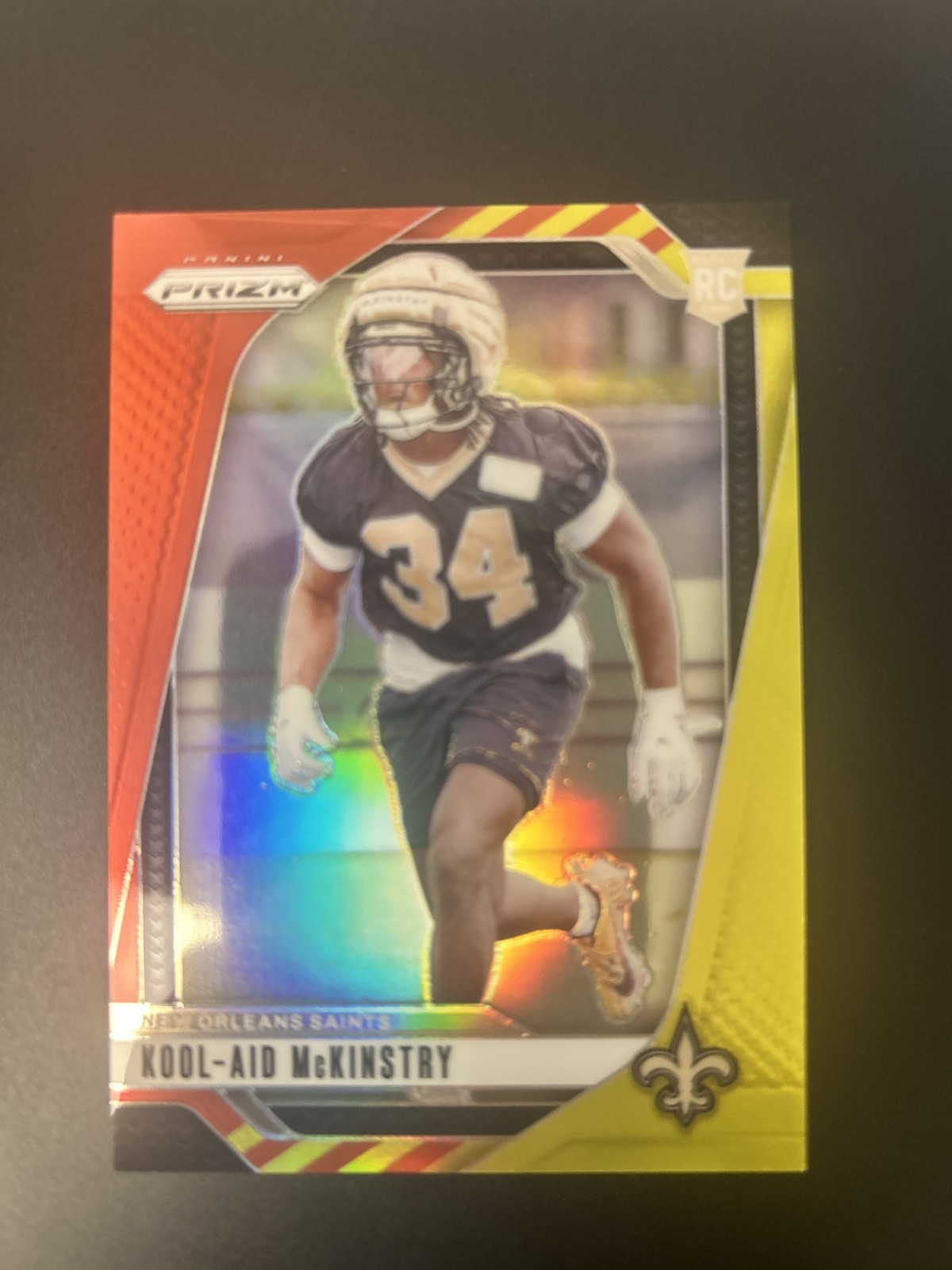 💯2024 Panini Prizm #363 Kool-Aid McKinstry Red/Yellow Prizm 1/44 FIRST PRINT💯