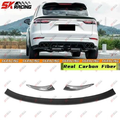 Fits Porsche Cayenne 2019-23 Forged Carbon/Carbon Fiber Rear Middle Spoiler Wing