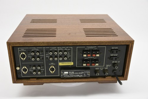 Amplificatore posteriore 4 canali Sansui QS-500 vintage si accende - Foto 3 di 23