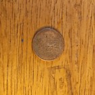 1942 Wheat Penny No Mint Mark L On Rim Error — photo 2