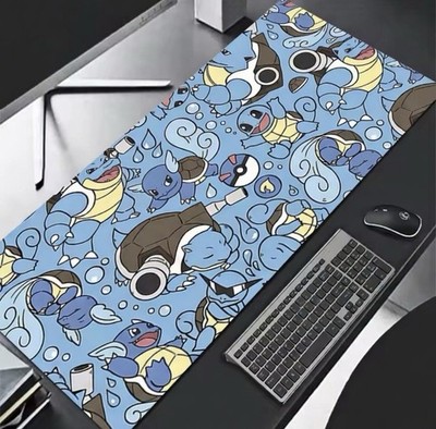 Pokemon Squirtle Wartortle Blastoise Starter Desk Mouse Pokemon Pad 24in Playmat