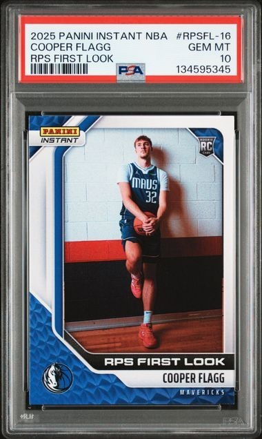 PSA10 2025 PANINI INSTANT NBA RPS FIRST LOOK RPSFL-16 COOPER FLAGG(RC)