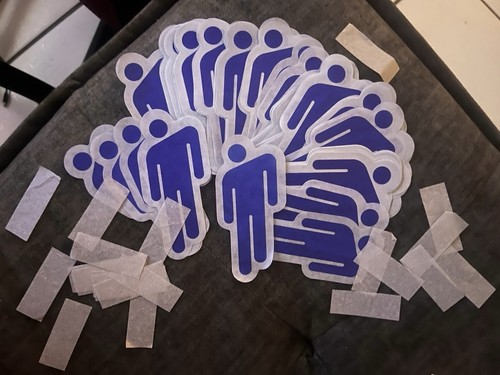 Billie Eilish Blohsh Confetti Set 10!! + stickers (LAST NIGHT OF TOUR ...