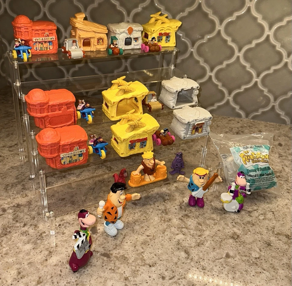 McDonald’s The Flintstones 1994 película Happy Meal Toys y 1991 banda de rock lote de 13 Foto 4 de 4