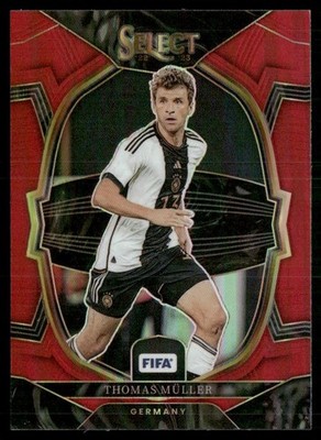 Thomas Muller 2022 Panini Select FIFA Red Germany #22