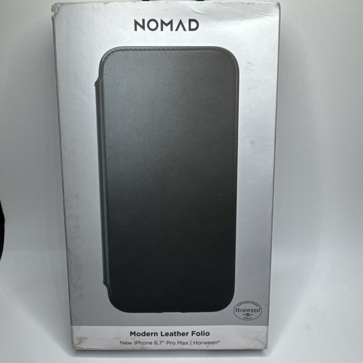 Nomad Modern Leather Folio iPhone 6.7” 15 Pro Max Horween Case