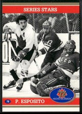 1991-92 Future Trends Canada ’72 #70 Phil Esposito / Alexander Yakushev Card