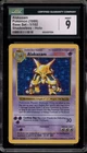 Pokemon Alakazam Base Set Shadowless Holo Rare #1 CGC 9 Mint