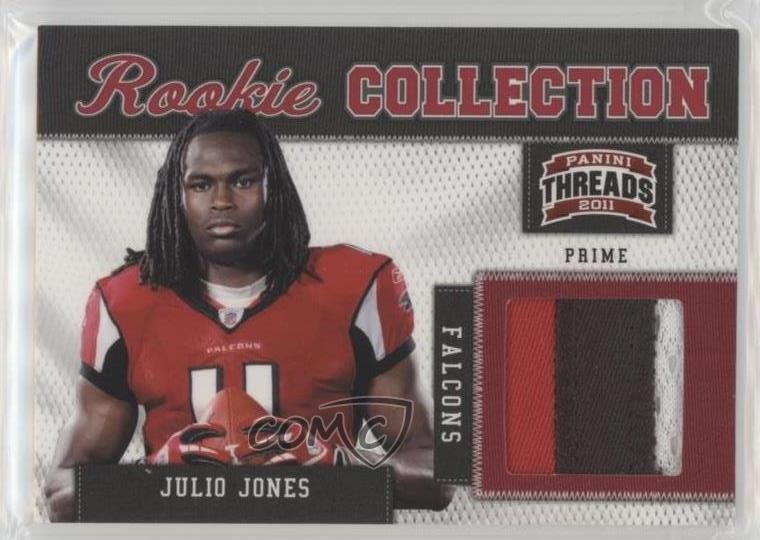 Julio Jones Panini Threads Rookie Collection #19 Material-Prime
