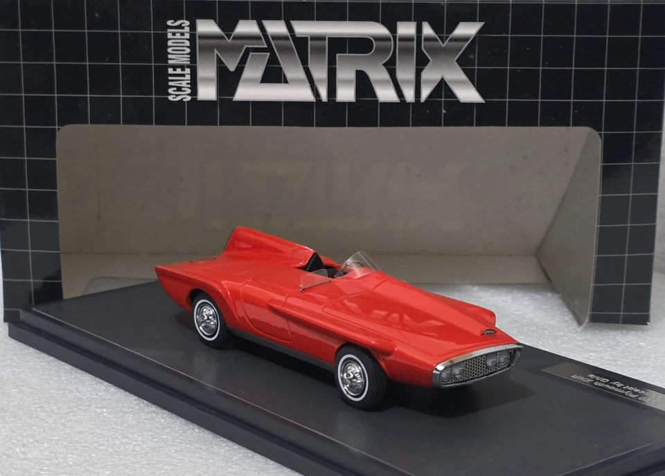 Plymouth XNR Concept by Ghia 1960 Red 1:43 Matrix MX51605-011 EXTREMELY RARE!! - Image 3 of 4