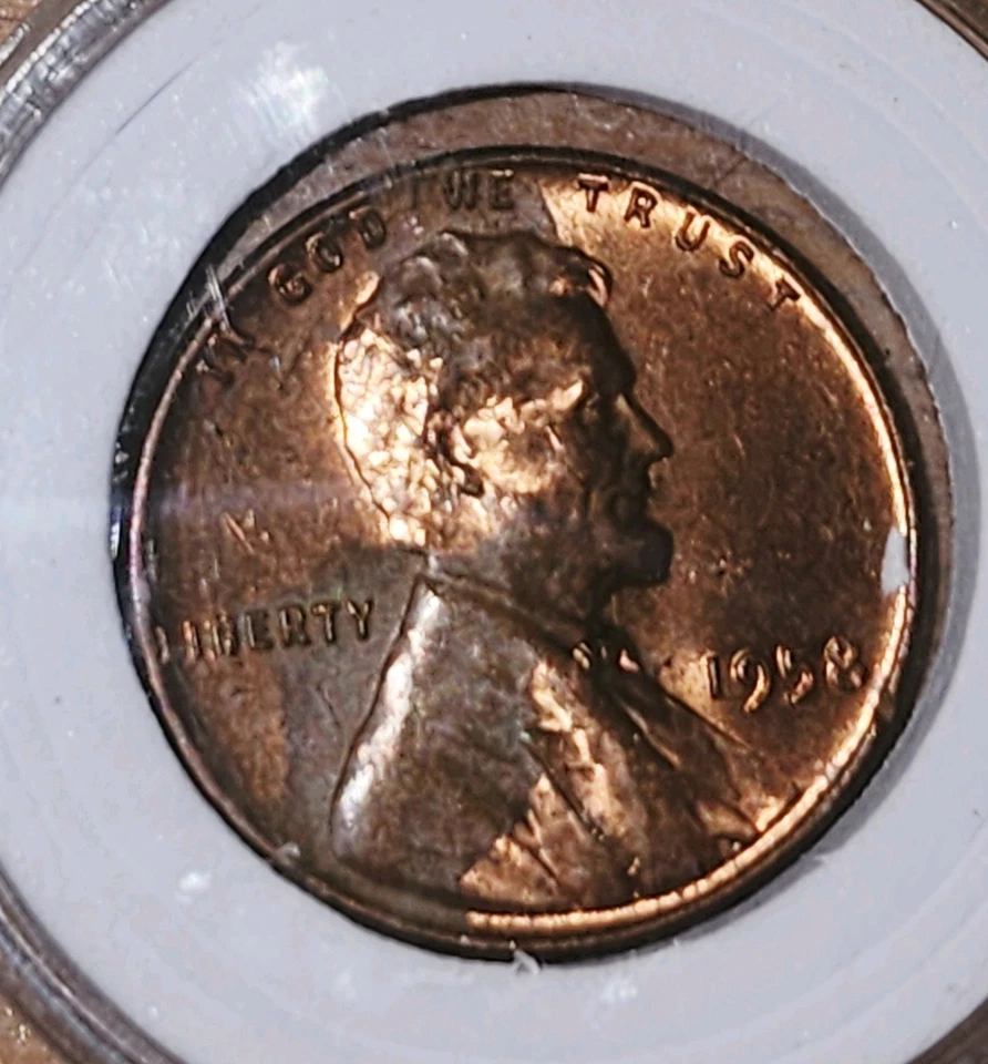 1958 Deep Cameo Lincoln Wheat Cent - Beautiful Coin! High Grade Guaranteed! - Image 2 of 4