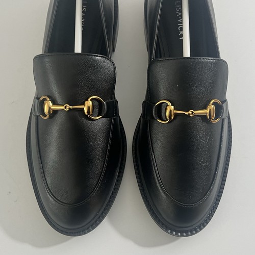 Lisa Vicky Zany Loafers Size 8M Black Shoes Nordstrom - 第 4/4 張圖片
