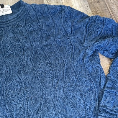 Vtg HTF Distressed 1990s Coogi Blues Australia Sweater Sz L (Med