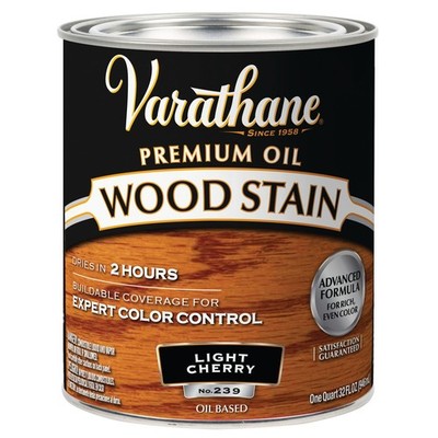 Rust-Oleum 211720H Premium Wood Stain, Quart, Light Cherry